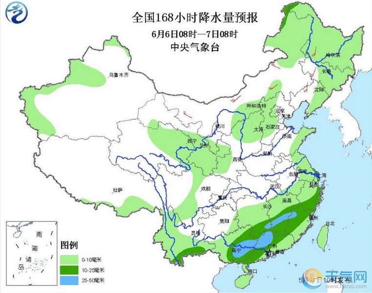 2017全国高考天气预测 全国大部有降水